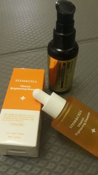 체르엠 비타민 브라이트닝 에센스 + 콜라겐앰플 세트 — 4점을 준 리뷰어가 2021년 7월 올린 사용 사진