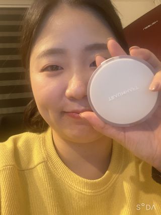 [트라움하프트] 컴포트 핏 쿠션 — 5점을 준 리뷰어가 2023년 1월 올린 사용 사진