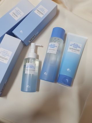 페브유 / FABYOU 페브유 pH5.5 캐모마일 젤 클렌징 폼 + 클렌징 오일 + 토너 3종 세트 — 5점을 준 리뷰어가 2021년 7월 올린 사용 사진