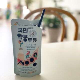 국민바이오 약콩두유 — 4점을 준 리뷰어가 2022년 6월 올린 사용 사진