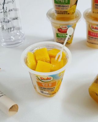 돌 MF[Dole] 파인애플컵/망고컵/복숭아컵 198g 6입X1박스 (맛 1가지 랜덤 발송) — 5점을 준 리뷰어가 2023년 6월 올린 사용 사진