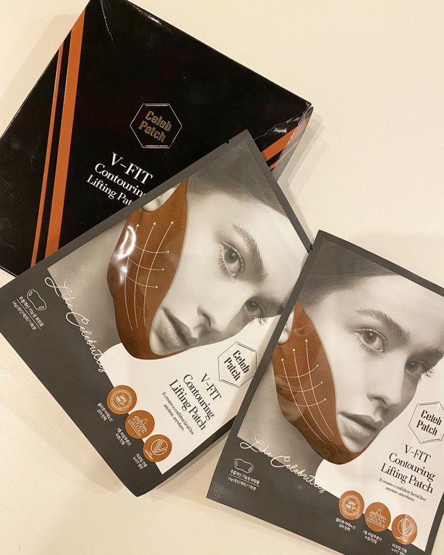 [셀럽패치] V-FIT 컨투어링 리프팅 패치 1BOX(5매입) 리뷰 사진