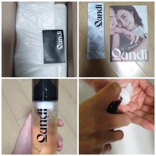 헤어플러스 콴디 아침세안제 폼클렌징 퓨어 어니스티 모닝클렌저 — 3.5점을 준 리뷰어가 2021년 3월 올린 사용 사진
