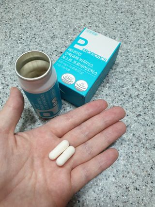 메디타민 인체유래 비피더스 포스트 프로바이오틱스 — 5점을 준 리뷰어가 2021년 10월 올린 사용 사진