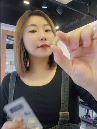 메디타민 원헌드레드 그린프로폴리스 — 5점을 준 리뷰어가 2021년 11월 올린 사용 사진