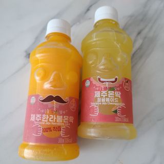 탐라원 제주의 맛, 몬딱주스 4종세트 - 한라봉몬딱주스, 천혜향몬딱주스, 청귤에이드, 당근몬딱주스 — 5점을 준 리뷰어가 2021년 7월 올린 사용 사진
