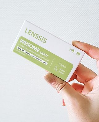 렌시스 LENSSIS [ 렌시스 ] 브라운 써클링의 영롱한 색감 ＃위썸초코 1개월용 ｜ 2직경 중 택1 ｜ — 5점을 준 리뷰어가 2021년 5월 올린 사용 사진
