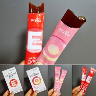 인디닥터 면역 생생 핑크 이뮨 젤리 + 타이탄 BCAA 프로틴 젤리스틱 — 5점을 준 리뷰어가 2022년 5월 올린 사용 사진