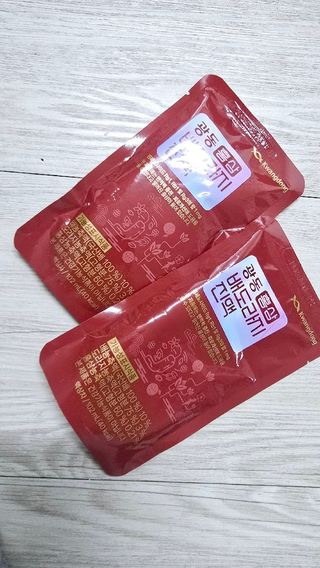 광동생활건강 프리 [광동] 홍삼 배도라지진액 (102mL*30포) — 5점을 준 리뷰어가 2025년 5월 올린 사용 사진