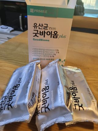 프리마인 유산균 국가지정연구소 선정, 살아있는 생유산균 200억 마리의 힘. 유산균n굿바이옴플러스 — 5점을 준 리뷰어가 2022년 11월 올린 사용 사진