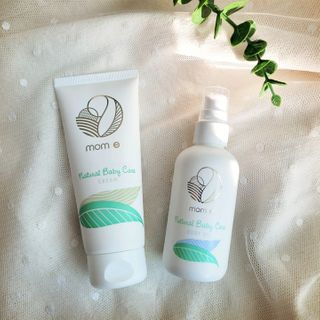 mom e 맘이 내추럴 베이비 케어 크림+바디오일 — 5점을 준 리뷰어가 2021년 1월 올린 사용 사진