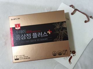 서울약사신협_투데이홍삼정플러스스틱_10g x 30포 — 5점을 준 리뷰어가 2021년 6월 올린 사용 사진