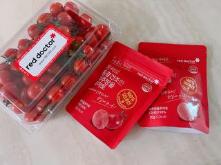 레드닥터 대추방울토마토 + 통째로 동결건조한 대추방울토마토 — 5점을 준 리뷰어가 2022년 12월 올린 사용 사진
