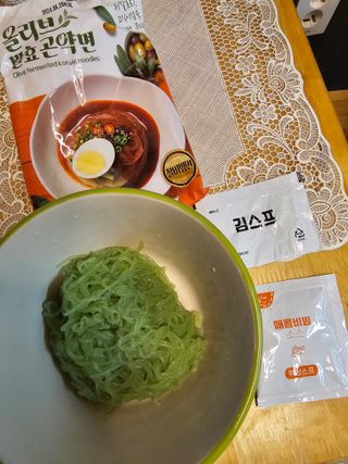 클린24시간 올리브 발효곤약면 찰비빔면 1세트-(3봉) — 5점을 준 리뷰어가 2023년 12월 올린 사용 사진