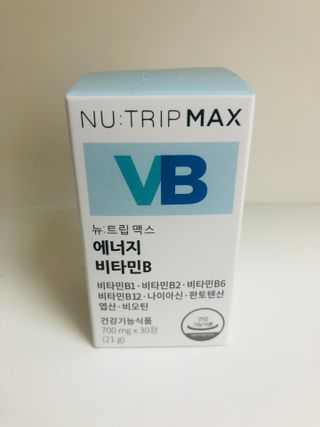 뉴트립맥스(NUTRIPMAX) 뉴트립맥스 에너지 비타민B 700mg 30정 1개월분 고함량 비타민 — 5점을 준 리뷰어가 2021년 7월 올린 사용 사진