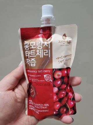 자연에온 몽모랑시 타트체리 착즙 100mL 10개입 2BOX — 5점을 준 리뷰어가 2021년 1월 올린 사용 사진