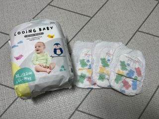 쿠잉 윙윙 풀커버 팬티기저귀 (L/XL/XXL) 1팩 — 5점을 준 리뷰어가 2023년 1월 올린 사용 사진