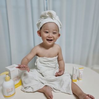 소노앙쥬 프렌들리 샴푸앤바스 + 호랑이아저씨 아토시카밤 — 5점을 준 리뷰어가 2022년 6월 올린 사용 사진