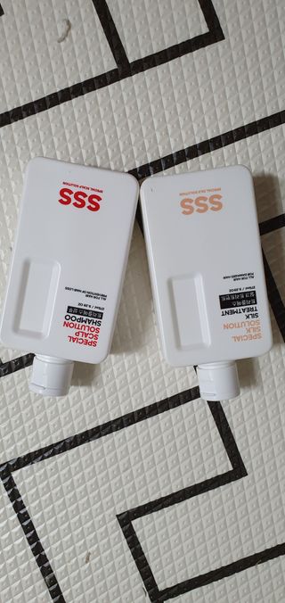 트리플에스 탈모 샴푸 275ml + 실크 트리트먼트 275ml — 5점을 준 리뷰어가 2021년 2월 올린 사용 사진