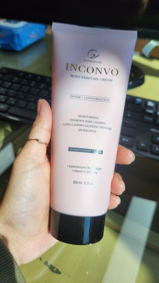 오투에니원 인컨보 바디 퍼퓸 크림 200ml — 5점을 준 리뷰어가 2023년 2월 올린 사용 사진