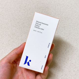 키노닉스 로지 톤업 선밀크 — 5점을 준 리뷰어가 2021년 8월 올린 사용 사진