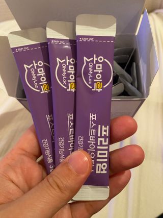 [유산균] 오마이락 프리미엄 포스트바이오틱스 30P — 5점을 준 리뷰어가 2022년 12월 올린 사용 사진
