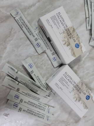 [유니자르] 엘라스틴 저분자 콜라겐95 7포 X 3EA   총 21포 — 5점을 준 리뷰어가 2022년 3월 올린 사용 사진