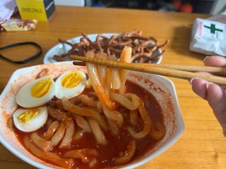 [푸딩팩토리] 요즘누들떡볶이540g + 매콤누들떡볶이 470g — 5점을 준 리뷰어가 2022년 9월 올린 사용 사진