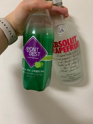 몽베스트 Montbest with Sparkling water Lime20병 — 5점을 준 리뷰어가 2022년 12월 올린 사용 사진