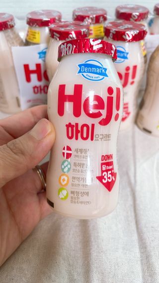 덴마크 프리 [하이(Hej!)]  패키지(요구르트, 그릭요거트) — 5점을 준 리뷰어가 2025년 8월 올린 사용 사진