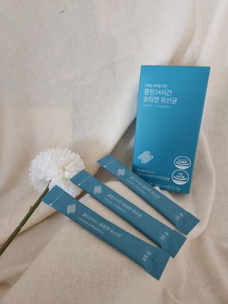 클린24시간 슬림앤유산균 1박스 (3.5g X 15포) — 5점을 준 리뷰어가 2022년 10월 올린 사용 사진