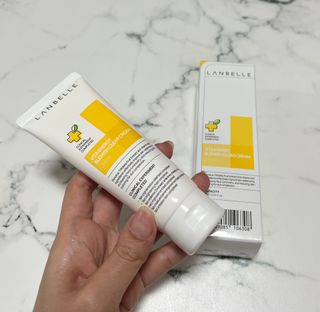 랑벨 비타 에너지 잡티 크림 75ml (피부 속 기미완화크림) — 3.5점을 준 리뷰어가 2022년 6월 올린 사용 사진