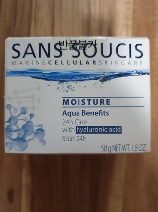 산수시 아쿠아 베네핏 24h 수부지 물광 속건조 수분크림 50ml — 5점을 준 리뷰어가 2021년 7월 올린 사용 사진