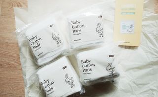 디어엘로디 프리미엄 유기농 베이비 솜티슈 40매 3 + 1 PACK — 4점을 준 리뷰어가 2021년 3월 올린 사용 사진