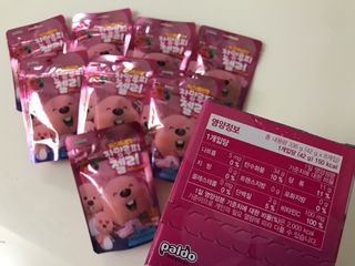 [팔도] 잔망루피젤리 믹스베리맛 42g 8개 — 5점을 준 리뷰어가 2022년 1월 올린 사용 사진