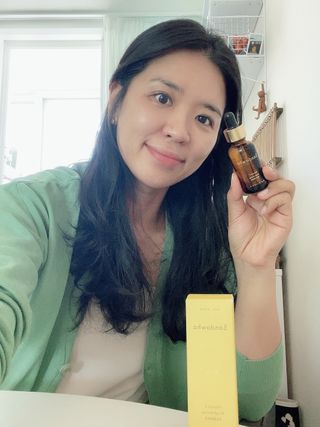 스킨큐어 산다화 비타민c 화이트닝 에센스 30ml — 5점을 준 리뷰어가 2023년 9월 올린 사용 사진