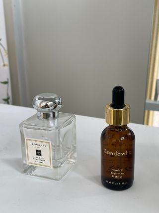 스킨큐어 산다화 비타민c 화이트닝 에센스 30ml — 3.5점을 준 리뷰어가 2023년 9월 올린 사용 사진