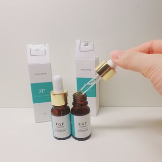 랑팡 EGF+FGF 10ppm 리포좀 앰플 원액 10ml — 5점을 준 리뷰어가 2021년 10월 올린 사용 사진