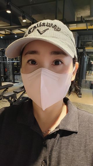 끌린에르 스포츠 귀편한 새부리형 마스크 (뉴컬러포함) — 5점을 준 리뷰어가 2022년 5월 올린 사용 사진