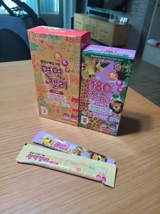 다나음 180도 칼슘젤리+아연면역젤리 — 5점을 준 리뷰어가 2021년 12월 올린 사용 사진
