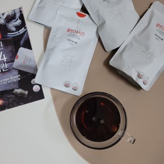 클린24시간 1BOX(5포) + 전용보틀(500ml) — 5점을 준 리뷰어가 2022년 10월 올린 사용 사진