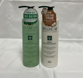 어라운드미 [어라운드 미] 탈모 증상 완화 스칼프 샴푸 + 두피 영양 공급 트리트먼트 — 4점을 준 리뷰어가 2021년 7월 올린 사용 사진