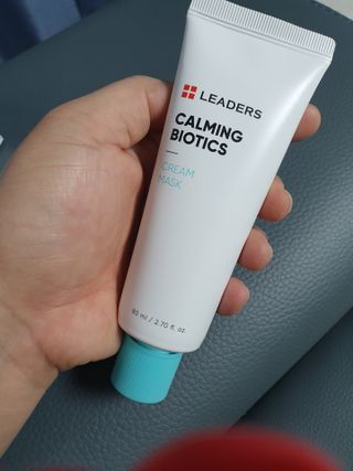 리더스코스메틱 리더스 카밍 바이오틱스 크림 마스크 — 5점을 준 리뷰어가 2021년 5월 올린 사용 사진