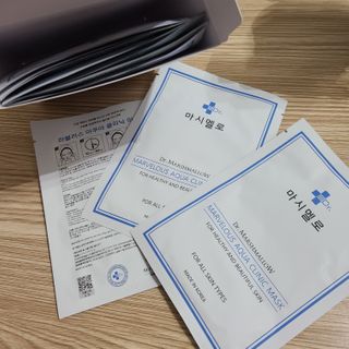 닥터마시멜로 닥터마스멜로 마블러스 아쿠아 클리닉 마스크 — 4점을 준 리뷰어가 2021년 2월 올린 사용 사진