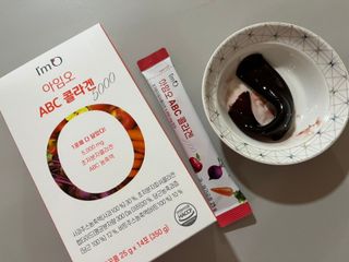 아임오 ABC 콜라겐 젤리 14포 — 5점을 준 리뷰어가 2022년 2월 올린 사용 사진