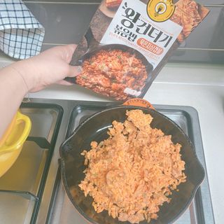 한성기업 무볼레 왕건더기 볶음밥 묵은지삼겹살 — 4점을 준 리뷰어가 2021년 11월 올린 사용 사진