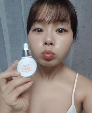 KISSY BAE 키시베이 키시베이 리얼화이트 톤업틴트 — 5점을 준 리뷰어가 2021년 8월 올린 사용 사진
