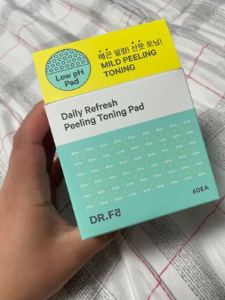 닥터에프파이브 데일리 리프레쉬 필링 토닝 패드 60매 — 3점을 준 리뷰어가 2022년 5월 올린 사용 사진