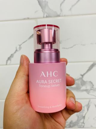 AHC 아우라 시크릿 톤업 벨벳 — 5점을 준 리뷰어가 2021년 4월 올린 사용 사진