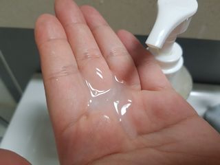 랑벨 내츄럴 딥 포어 클렌저 210ml (저자극 약산성 천연 클렌징 젤) — 3점을 준 리뷰어가 2022년 3월 올린 사용 사진